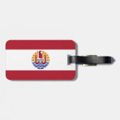 Franse vlag van Polynesië Bagagelabel (Achterkant horizontaal)