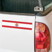 Franse vlag van Polynesië Bumpersticker (Op Truck)