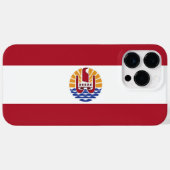 Franse vlag van Polynesië Case-Mate iPhone Case (Achterkant (horizontaal))