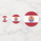 Franse vlag van Polynesië Confetti (Voorkanten)