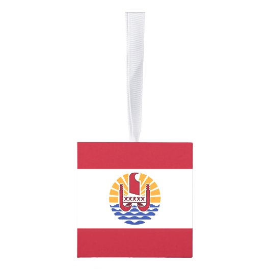 Franse vlag van Polynesië Decoratie (Rechts)