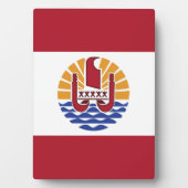 Franse vlag van Polynesië Fotoplaat (voorkant)