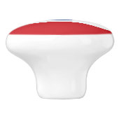 Franse vlag van Polynesië Keramische Knop (Zijkant)