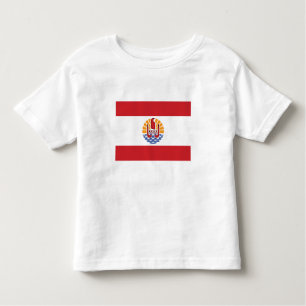Franse vlag van Polynesië Kinder Shirts