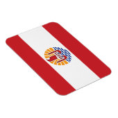 Franse vlag van Polynesië Magneet (Rechterzijde)