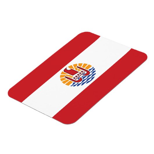 Franse vlag van Polynesië Magneet (Linkerzijde)