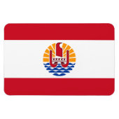 Franse vlag van Polynesië Magneet (Horizontaal)