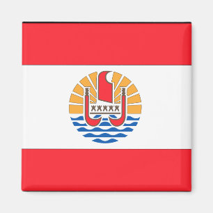 Franse vlag van Polynesië Magneet