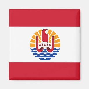 Franse vlag van Polynesië Magneet