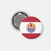 Franse vlag van Polynesië Magneet (Voorkant / Achterkant)