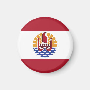 Franse vlag van Polynesië Magneet