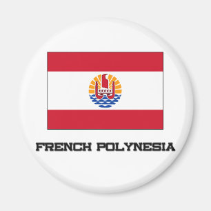 Franse vlag van Polynesië Magneet