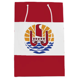 Franse vlag van Polynesië Medium Cadeauzakje
