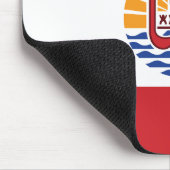 Franse vlag van Polynesië Muismat (Hoek)