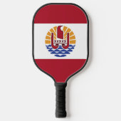 Franse vlag van Polynesië Pickleball Paddle (Voorkant)