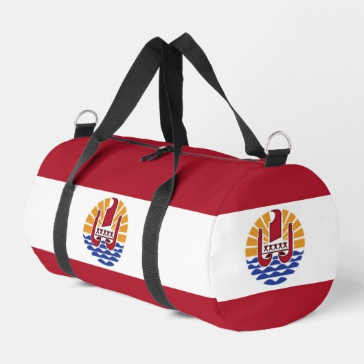 Franse vlag van Polynesië Plunjezak (Linkerhoek)