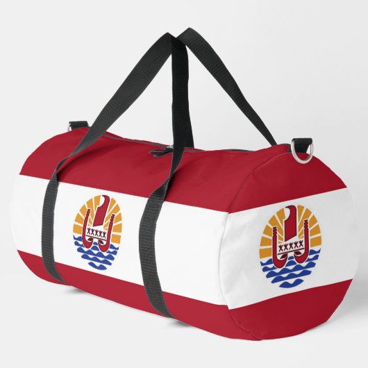 Franse vlag van Polynesië Plunjezak (Linkerhoek)