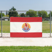 Franse vlag van Polynesië Spandoek (Insitu)