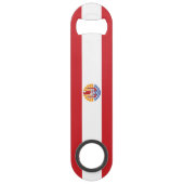 Franse vlag van Polynesië Speed Flessenopener (Achterkant)