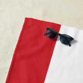 Franse vlag van Polynesië Strandlaken (In situ)