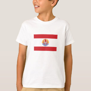 Franse vlag van Polynesië T-shirt