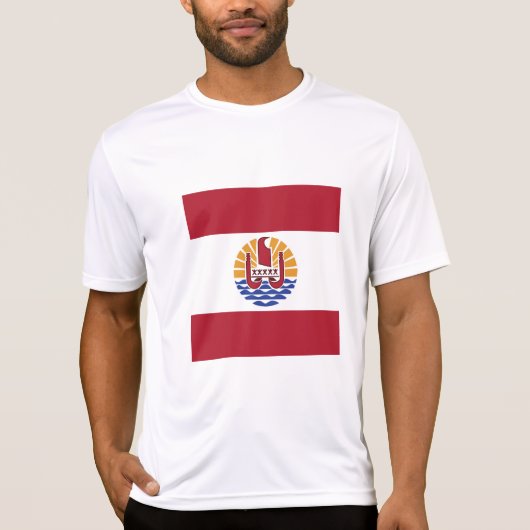 Franse vlag van Polynesië T-shirt (Voorkant)