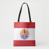Franse vlag van Polynesië Tote Bag (Voorkant)