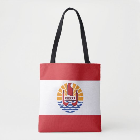 Franse vlag van Polynesië Tote Bag (Voorkant)