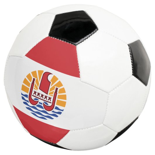 Franse vlag van Polynesië Voetbal (Drie kwart)