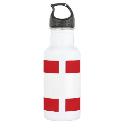 Franse vlag van Polynesië Waterfles (Achterkant)