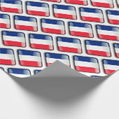 Franse vlag Verpakkingspapier Cadeaupapier (Hoek)