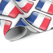 Franse vlag Verpakkingspapier Cadeaupapier (Rol Hoek)