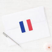 Franse vlag vierkante sticker (Envelop)