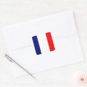 Franse vlag vierkante sticker (Envelop)