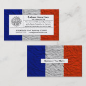 franse vlag visitekaartje (Voorkant / Achterkant)
