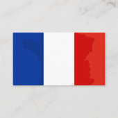 Franse vlag visitekaartje (Voorkant)
