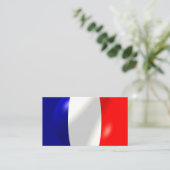 Franse vlag visitekaartje (Staand voorkant)