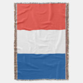 Franse vlag Vive La France Deken (Voorkant Verticaal)