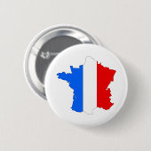 Franse vlag — volledige grootte ronde button 5,7 cm (Voorkant /achterkant)