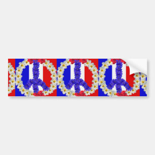 franse vlag - vredesvlag bumpersticker