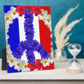 franse vlag - vredesvlag fotoplaat (Zijkant)