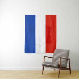 Franse vlag wandkleed