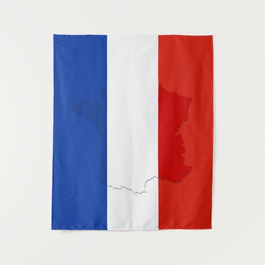 Franse vlag wandkleed (Voorkant)