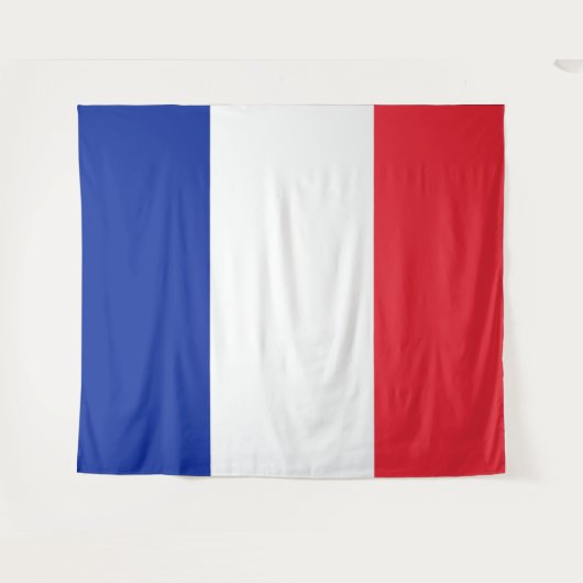 FRANSE VLAG WANDKLEED (Voorkant (horizontaal))