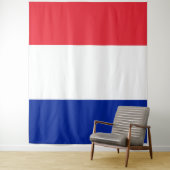 FRANSE VLAG WANDKLEED (In situ)