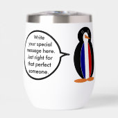 Franse Vlag Wilde Dieren Pinguïn personaliseren Ca (Voorkant)