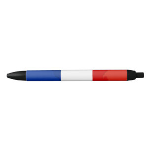 Franse vlag zwarte inkt pen