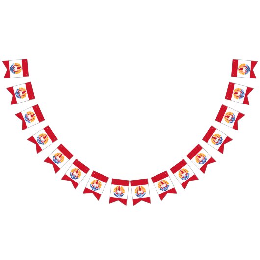 Franse vlaggenbranders van Polynesië Vlaggetjes (Alle)