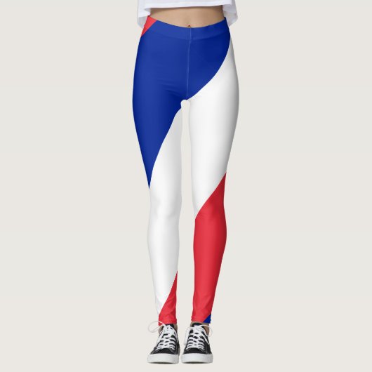 Franse vlaggenLeggings Leggings (Voorkant)