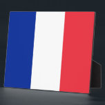 Franse vlaggenPlaque Fotoplaat<br><div class="desc">Verfraai uw inrichting met onze voorname plaquette met de vlag van Frankrijk! Deze plaquette, vervaardigd met nauwgezette aandacht voor detail, is meer dan alleen een decoratief stuk; het is een viering van het Franse erfgoed en de nationale trots. Het gedurfde ontwerp toont met trots de iconische elementen van de Franse...</div>